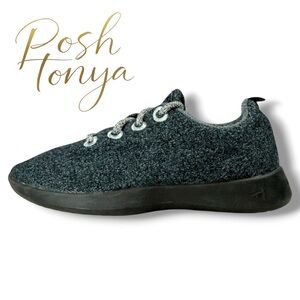 Allbirds Wool Runners Gray Lightweight Lace Up Sneakers Size 7 Minimalist